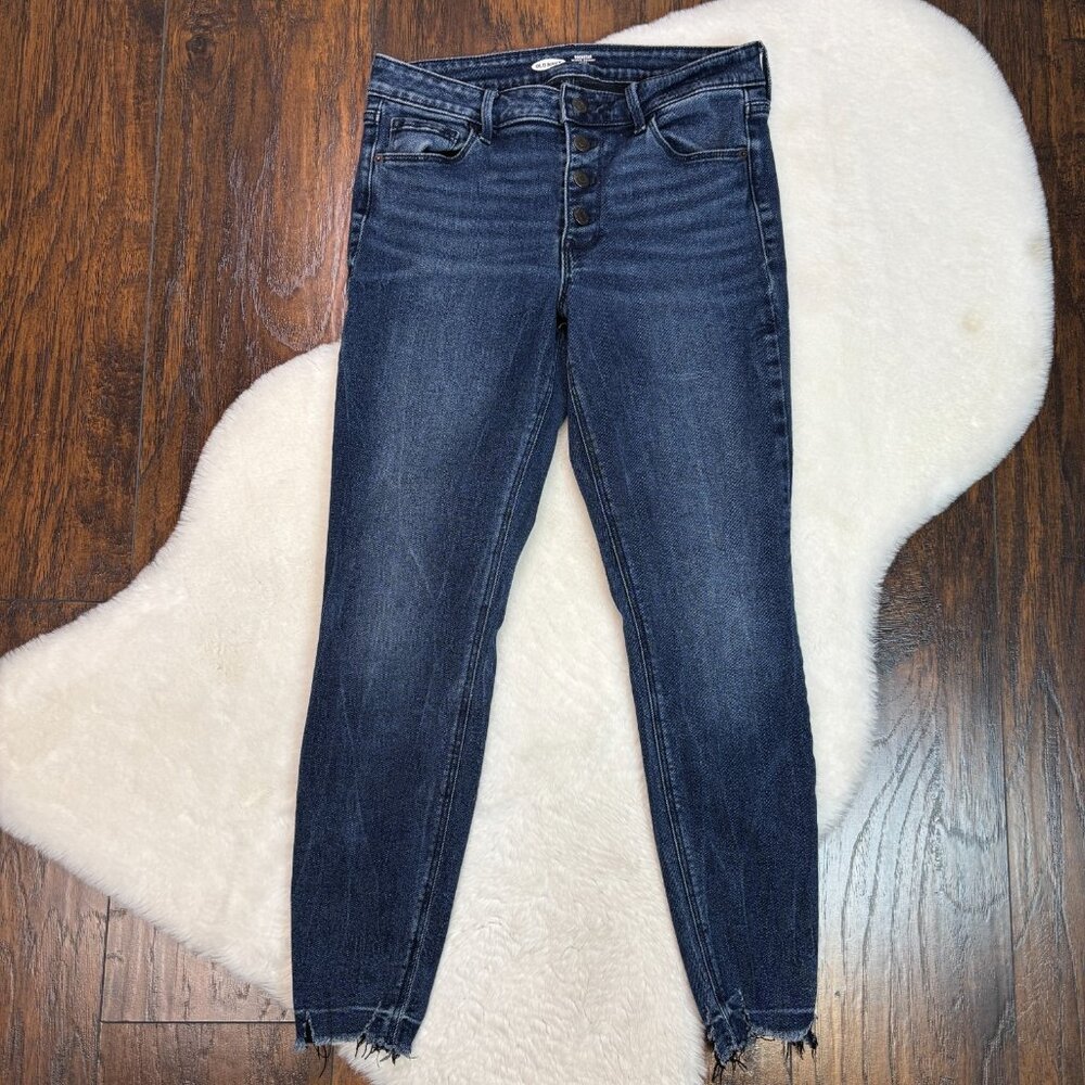 Old Navy Jeans 6 Rockstar Super Skinny Ankle‎ High-Rise Stretch Medium Wash